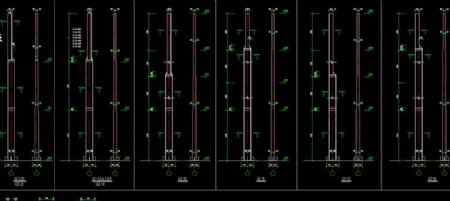钢结构工程柱详图