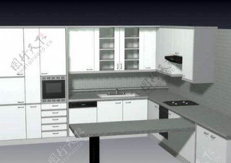厨具典范3D卫浴厨房用品模型素材40