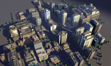 城市配楼模型