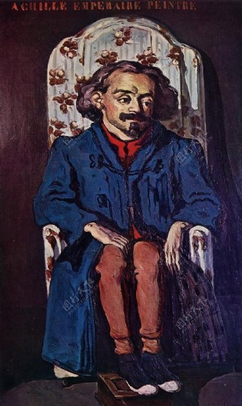 PaulCzanne0173法国画家保罗塞尚paulcezanne后印象派新印象派人物风景肖像静物油画装饰画