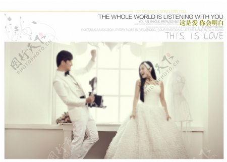 婚纱模板韩版风下载图片