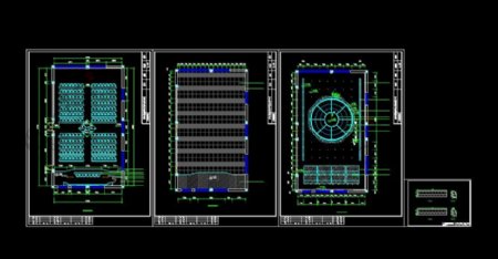 XX大型多功能展厅CAD详细设计施工图