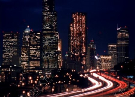 都市夜景图片