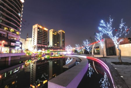 张家港夜景图片