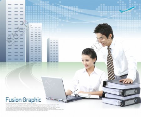 商务科技psd设计模板下载科技背景图