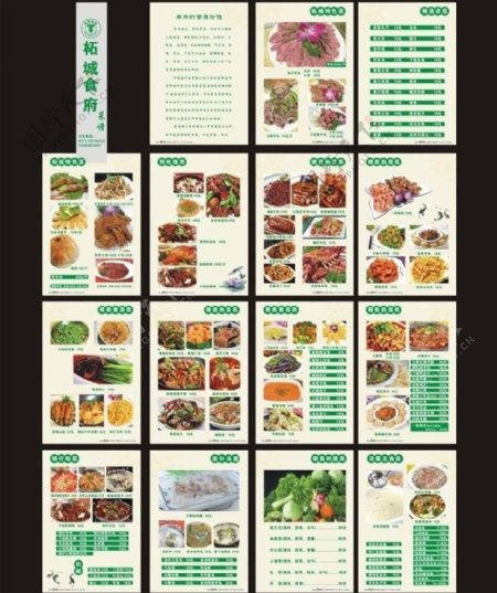 柘城食府菜谱图片