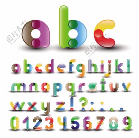 字母与数字设计图片