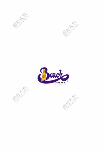 BeachParklogo设计欣赏BeachPark旅行社标志下载标志设计欣赏