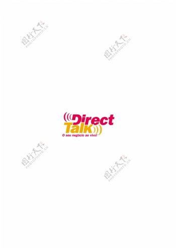 DirectTalk2logo设计欣赏DirectTalk2服务公司LOGO下载标志设计欣赏
