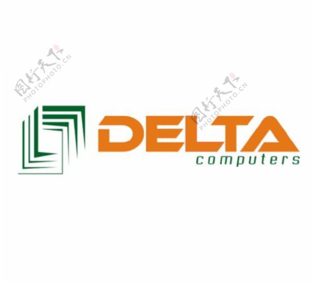 DeltaComputers1logo设计欣赏DeltaComputers1电脑软件LOGO下载标志设计欣赏