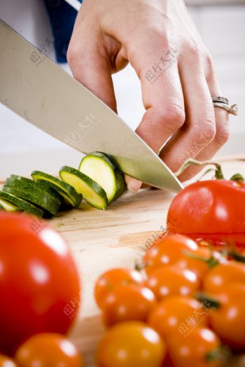 切蔬菜图片