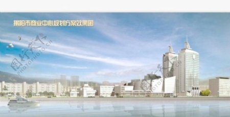 广东省揭阳市商业中心规划设计方案图