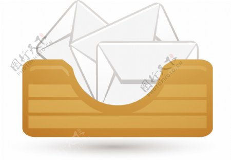 电子邮件收件箱Lite通讯图标