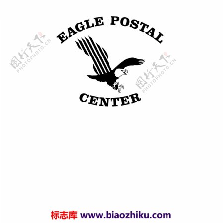EaglePostalCenterlogo设计欣赏EaglePostalCenter服务公司LOGO下载标志设计欣赏
