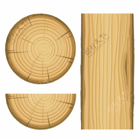 木板木纹矢量素材图片