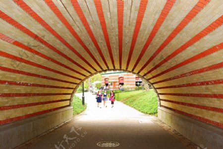 纽约中央公园隧道景观图片