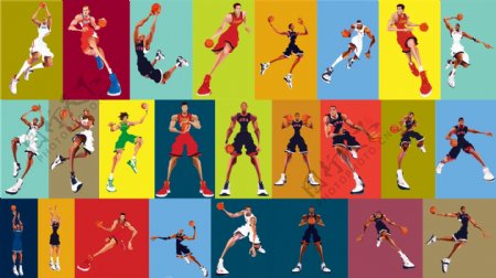 篮球世锦赛卡通人物图片