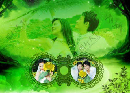 韩城恋曲巴洛克风情婚纱模板影楼魔法书DVD29