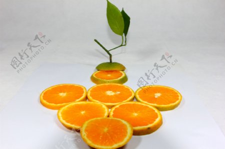 橙子创意图片