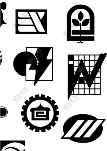 字母类型简易logo图片