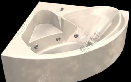 厨卫设施之按摩浴缸013D模型