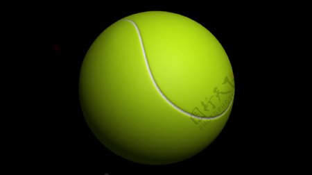 纺纱绿色网球运动的背景视频免费下载