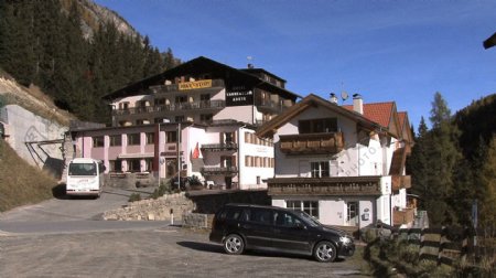 在阿尔卑斯山股票视频意大利酒店视频免费下载