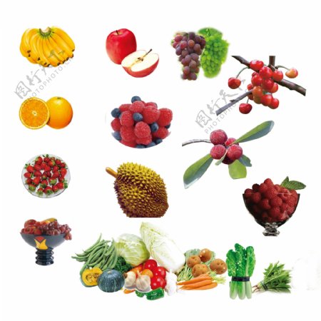 水果蔬菜广告素材图片