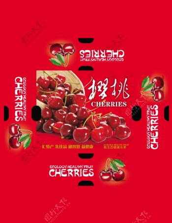 樱桃包装盒图片