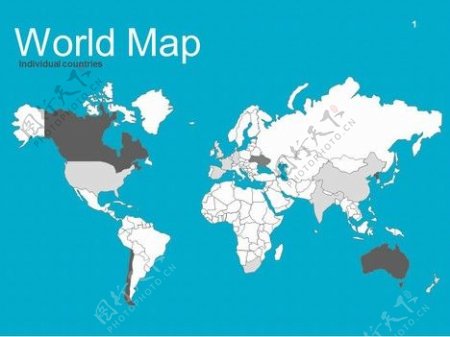 世界地图矢量编辑