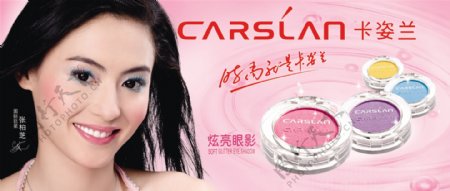 龙腾广告平面广告PSD分层素材源文件化妆护肤类彩妆女人女性张柏芝