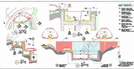 杭州山水人家景观建筑CAD图纸