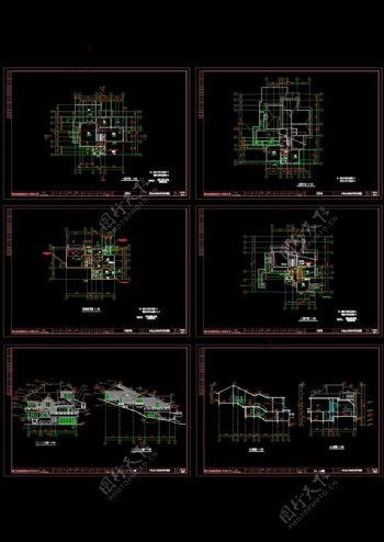 別墅大樣cad圖紙