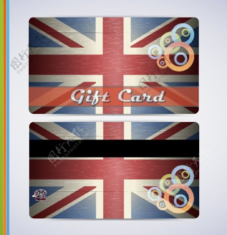 英国国旗卡片名片图片