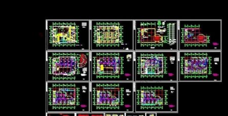 带地下室办公楼VRV空调设计施工图