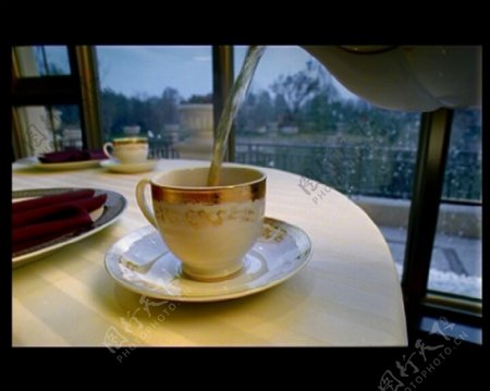 餐厅沏茶视频素材