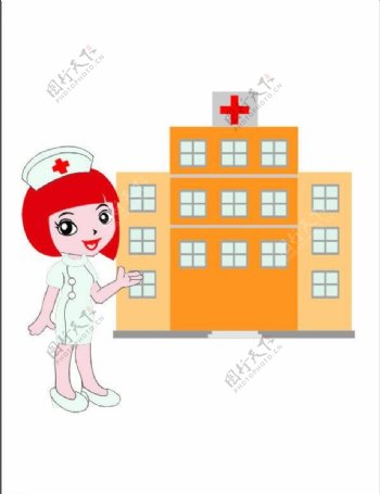 护士医院图片