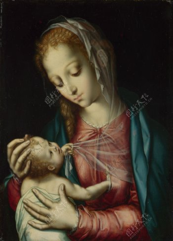 路易斯德莫拉莱斯圣母圣婴图片