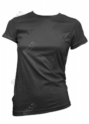 女款短袖T恤模板GoMedia出品PSD分层1张空白的趋势