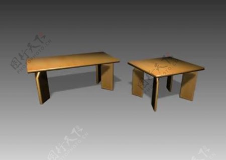 桌子茶几办公桌等3D现代家具模型20081130更新76