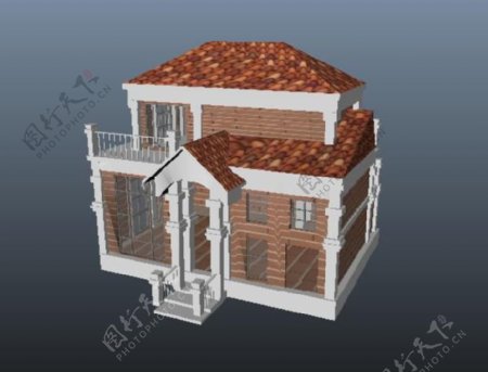 房子3D游戏模型