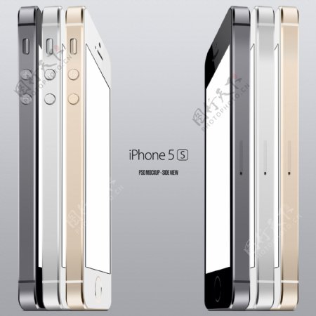 iPhone5S侧视图模型