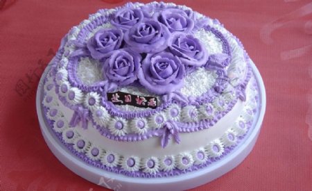 生日蛋糕玫瑰之约