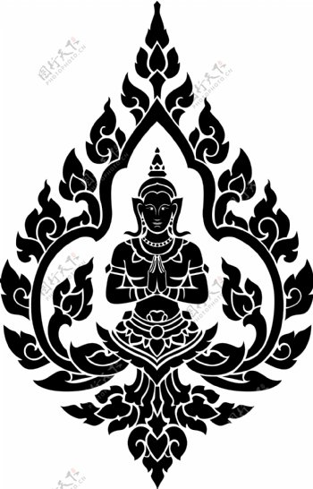 泰国佛教标志图片