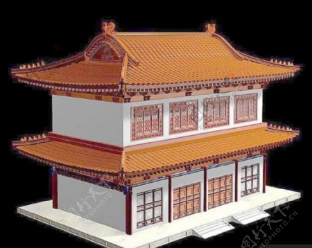 中式建筑3d模型下载3d模型16