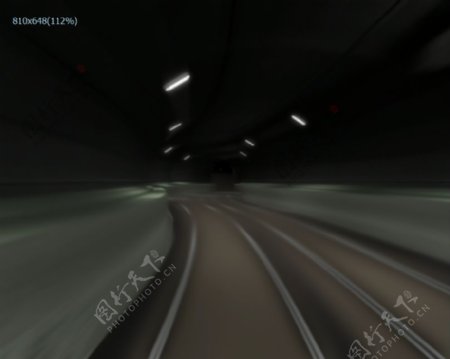 黑夜高速隧道