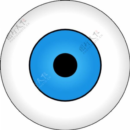 tonlima奥尔豪Azul的蓝眼睛的剪辑艺术