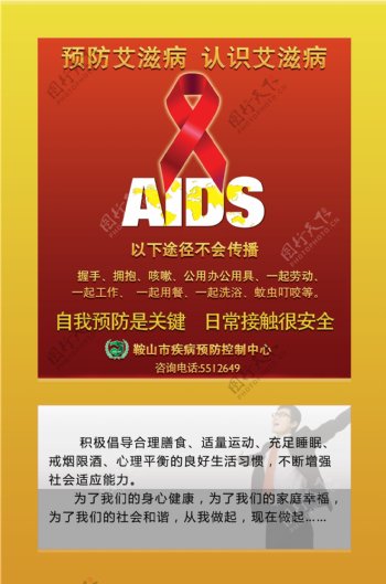 艾滋病海报图片
