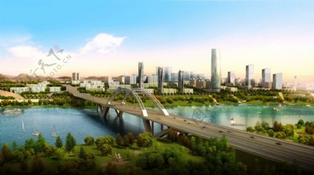 沱三桥高清风景图