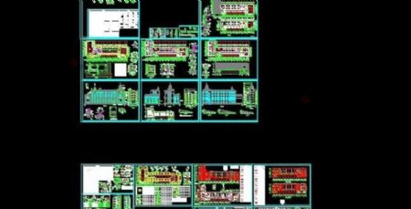 全套五层社报局办公楼欧式风格设计施工图